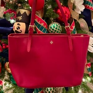Tory Burch Vibrant Red Tote